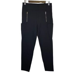 Athleta Headlands Hybrid Black Side Pocket Activewear Tights 10